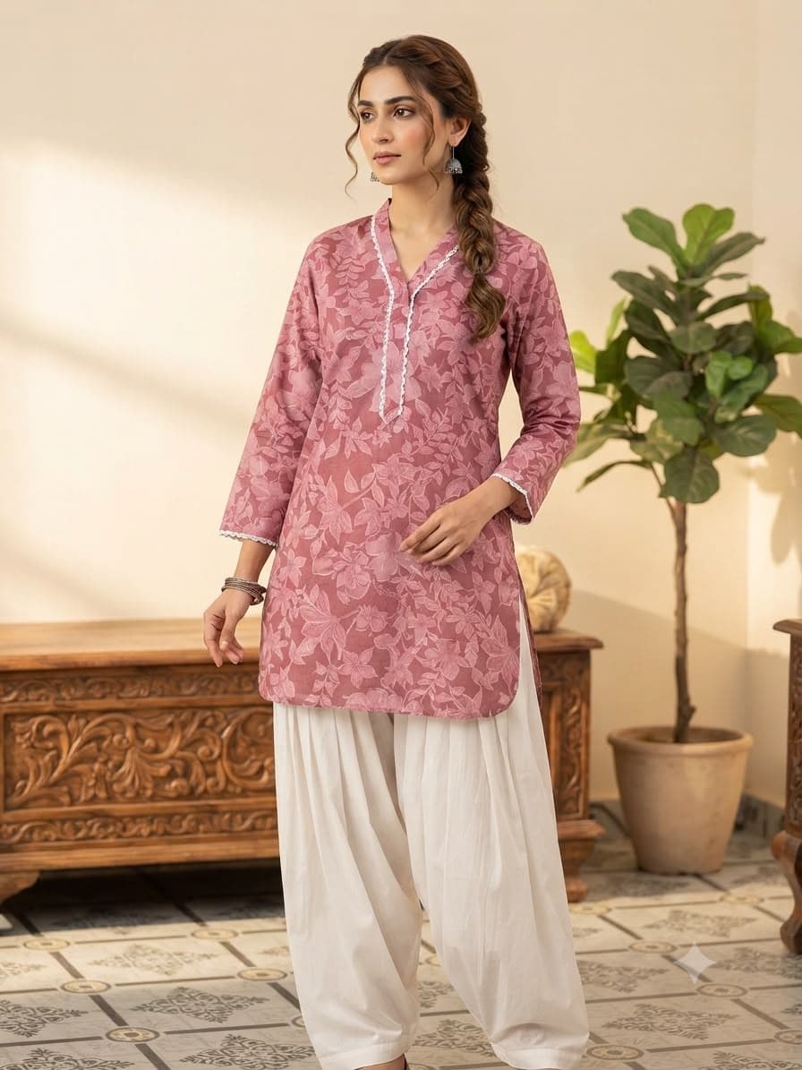 SS Collection kurta with farshi salwar