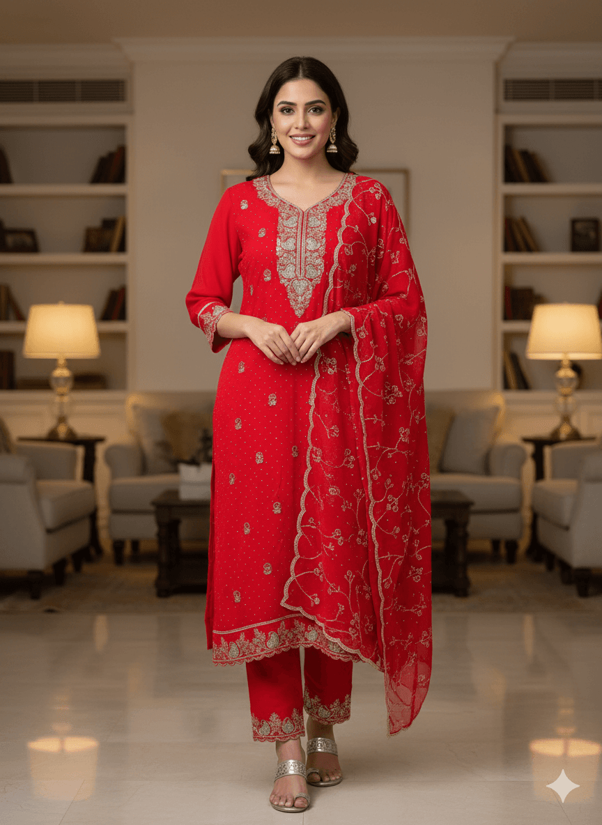 SSC kurta set with pant & dupatta