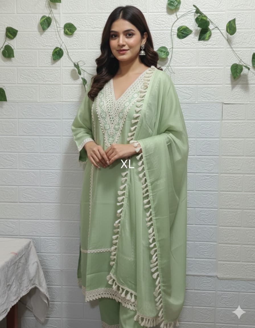 SSC Kurta trouser set with dupatta
