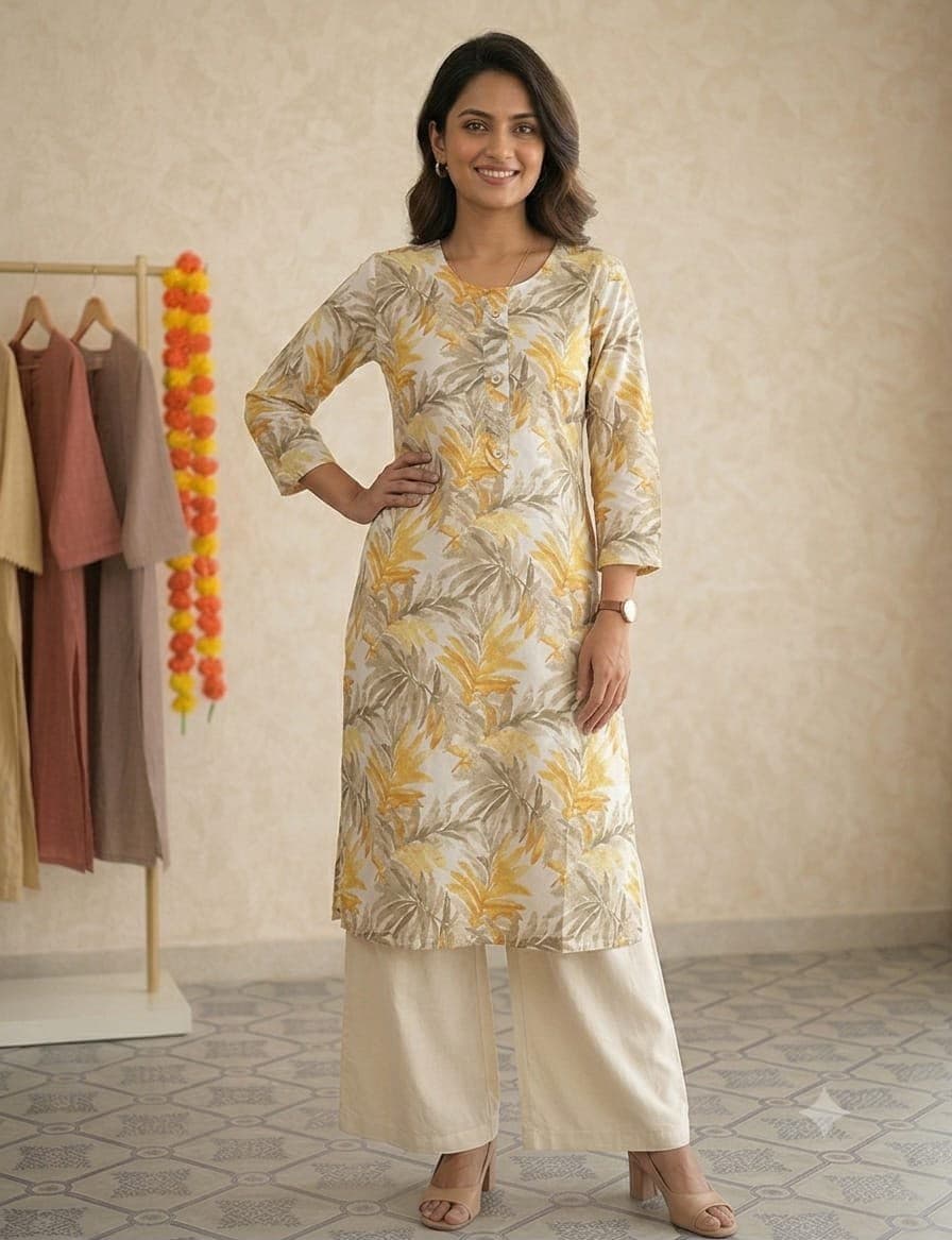 SS Collection Long printed kurti